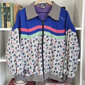 Vintage Puma Physical Culture Colorblock Windbreaker Jacket 80s 90s Size Large